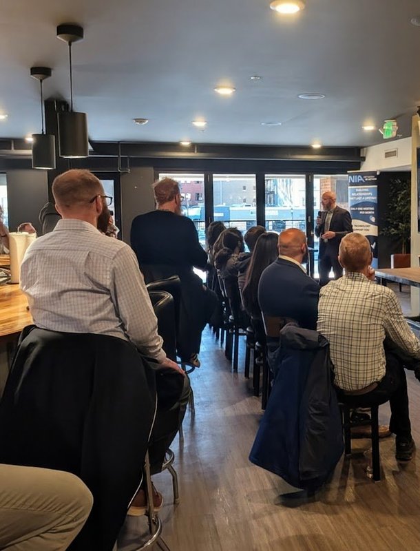 A packed room at an NIA Business Boost event