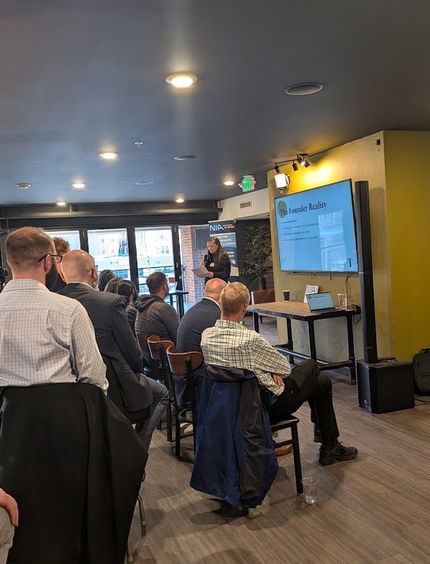 A wide view of the room at Business Boost